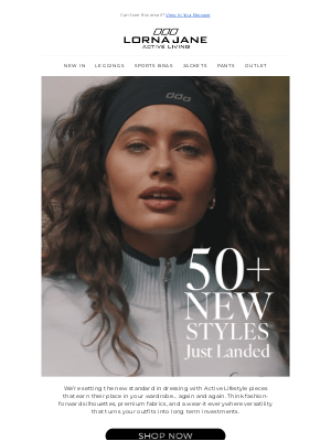 Lorna Jane (Australia) - 50+ New Styles Just Landed