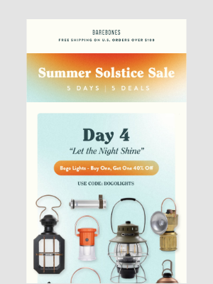 Barebones Living - BOGO 40% Off Lights
