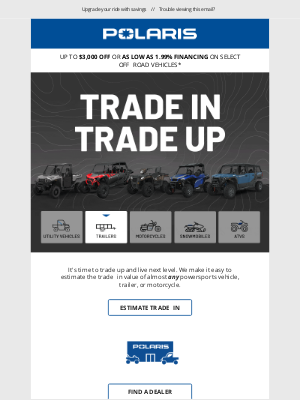polaris - Trade In Your Polaris