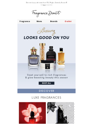 Fragrance Direct(United Kingdom) - Luxury Looks Good on You