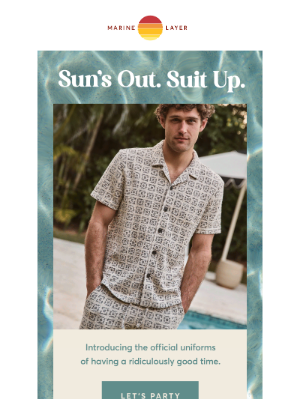 Marine Layer - These Sets are Ready to Party