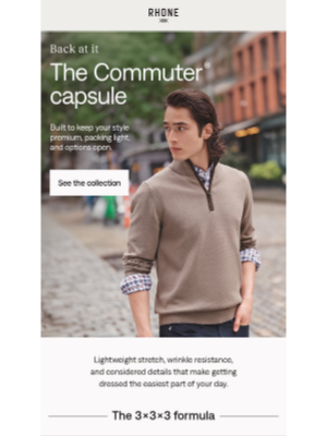 Rhone - Your entire wardrobe in one collection