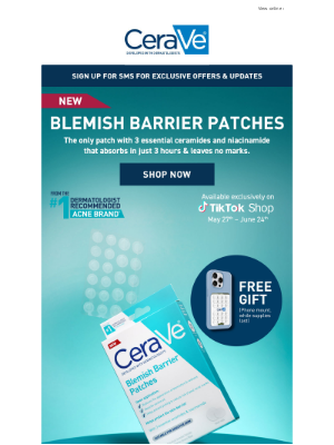 CeraVe - NEW! Blemish Barrier Patches Now Available