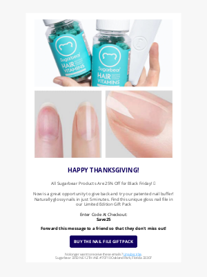 SugarBearHair - 25% Off All Products + Naturally Shiny Nails in 5 Minutes