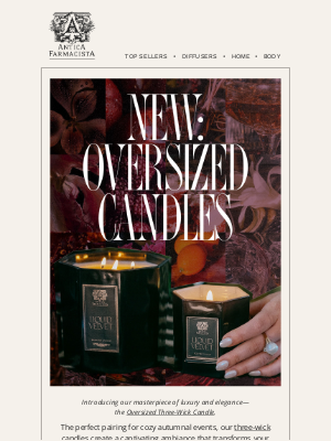 Antica Farmacista - NEW: THREE WICK CANDLES