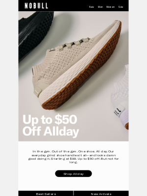 NOBULL - 5 Star Shoes. Up to $50 Off.