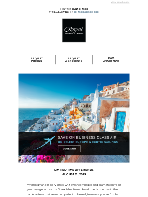 Regent Seven Seas Cruises - Escape to Greece’s Most Captivating Isles