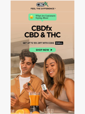 CBDfx - See what customers like YOU are saying about CBDfx!