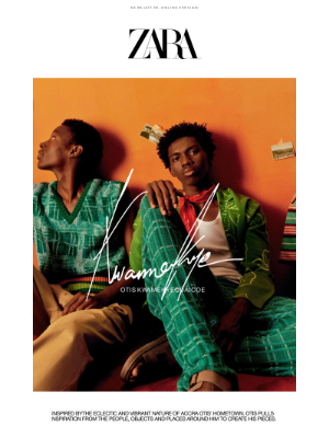 Zara USA - OTIS KWAME KYE QUAICOE X ZARA