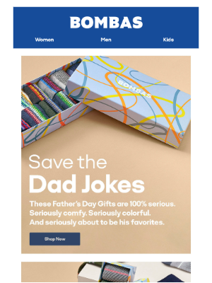 Bombas - PSA: Father’s Day Is June 18th