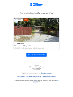 Zillow - New Rental Listing: 19816 1/2 Des Moines Memorial Dr S, Seatac, WA 98148 matches your 'Seatac WA' Saved Search.