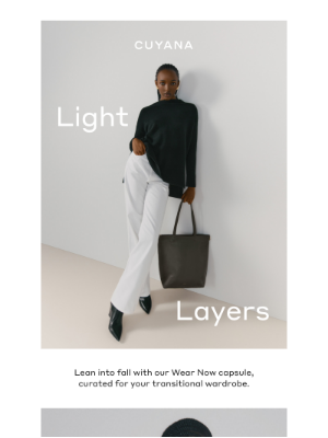 Cuyana - Wear Now: Our Best Transitional Staples