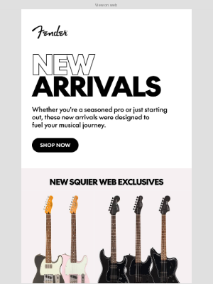 Fender Musical Instruments Corporation - The Latest Fender Gear | New Arrivals