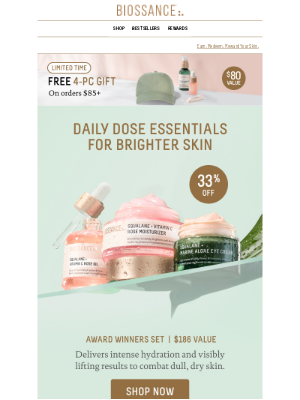 BIOSSANCE - ☀️Surprise today only! Free Summer Skin Kit