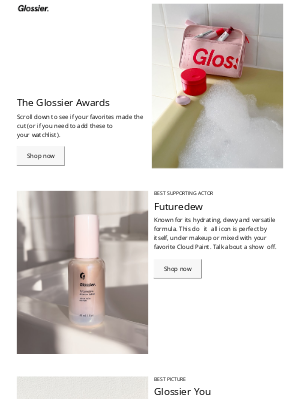 Glossier - And the award goes to…