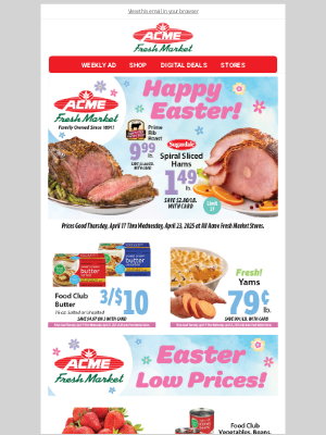 Acme Fresh Market - Best Easter Deals: Shop Low Prices Now!