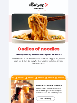 Yelp - Find your noodle fix 🍝