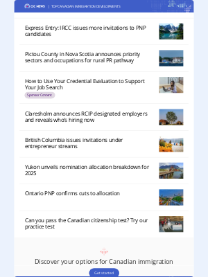 CanadaVisa - Express Entry: IRCC issues more invitations to PNP candidates