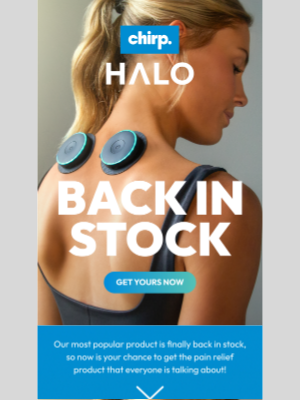 Chirp - RESTOCKED: Halo Wireless Muscle Stim