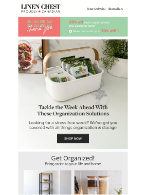 Linen Chest - Sunday Scaries? Not With These Organization Essentials