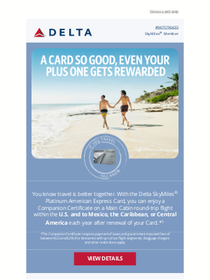 Delta Air Lines - Don’t Miss Your Chance to Earn 100,000 Bonus Miles