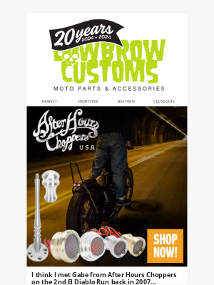 Lowbrow Customs - After Hours Choppers 🖤 Trends come and go, people with heart stay forever.