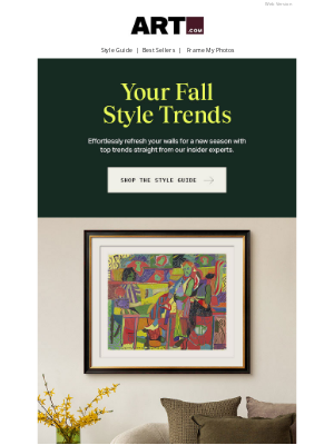Art - Seasonal Style Update: Curated for Fall