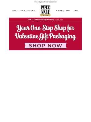 Paper Mart - Love Is in the Details: Shop Valentine’s Packaging