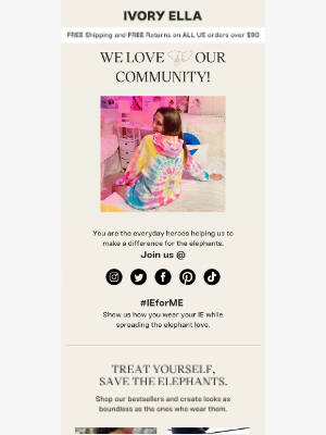 Ivory Ella - We love our IE community!