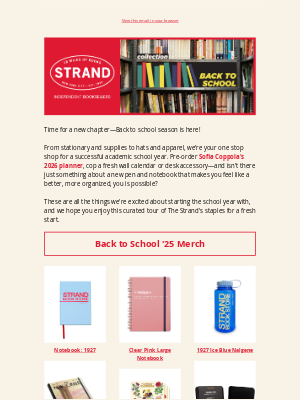strandbookstore - Back to school season with The Strand is here!📝