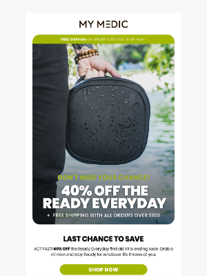 MyMedic - Last Chance To Claim 40% OFF!