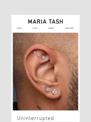 Venus by Maria Tash - Invisible Set Diamonds