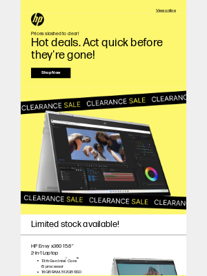 HP (Australia) - Clearance Sale - Prices Slashed to Clear!