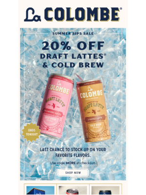 La Colombe Coffee Roasters - 20% OFF is Ending Soon... ☀