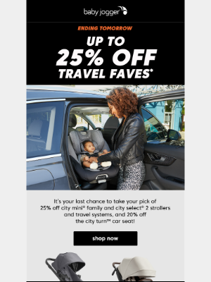 Baby Jogger - 📣 last chance for up to 25% off