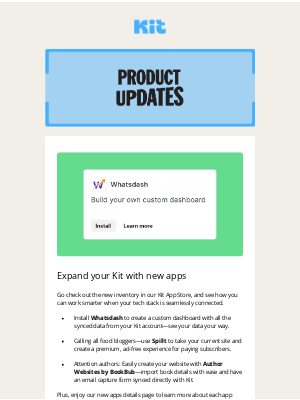 ConvertKit - Kit Product Updates: January 2025