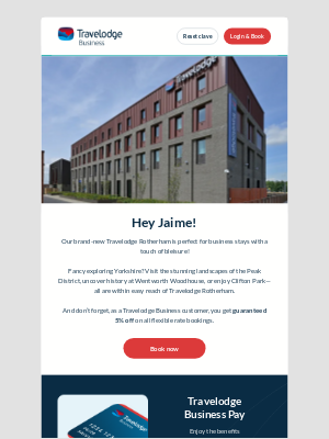 Travelodge (United Kingdom) - A new spot for your business stays: Travelodge Rotherham