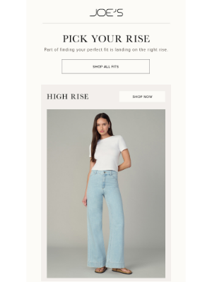 Joe's Jeans - Denim Rises Done Right