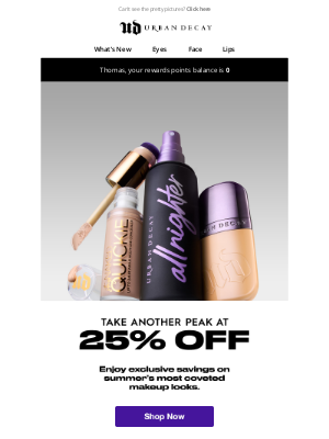 Urban Decay - 25% Off Just for You