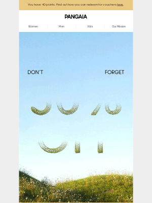 PANGAIA - Don’t forget, 30% off your favorites.