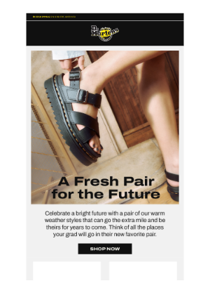 Dr. Martens - Get your grad started off on the right foot