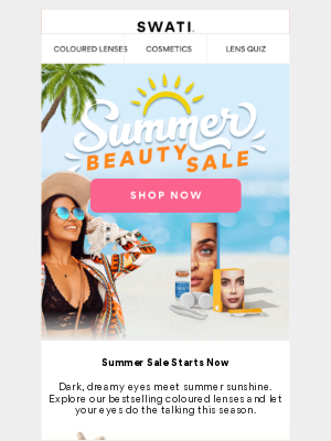 SWATI Cosmetics - Romance Meets Mystery In Our Summer Sale 💋