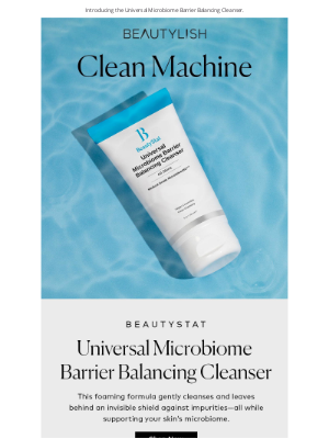 Beautylish - Does your cleanser protect your microbiome?