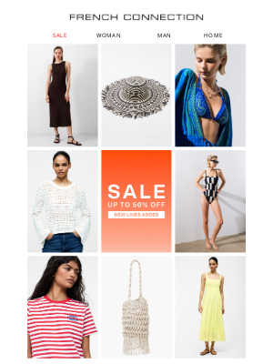 French Connection (United Kingdom) - Up to 50% off: The holiday shop 🏝️