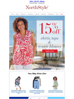 NorthStyle - Elegance in Every Shade—Take 15% Off Tops