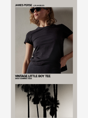 James Perse Ent. - The Vintage Little Boy Tee