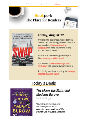 HarperCollins - Your perks for Friday
