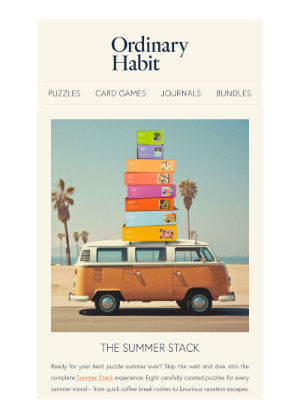 Ordinary Habit - The Complete Summer Stack Bundle is here 🔥