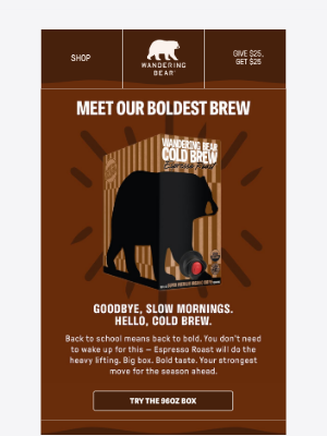 Wandering Bear Coffee - Bold mornings start here ☕