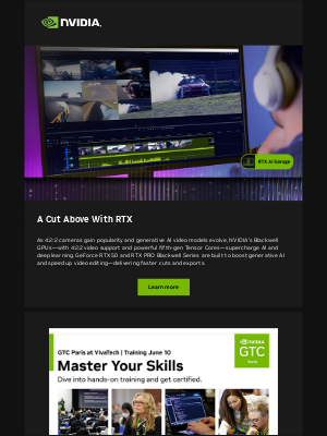 NVIDIA - 💻🛠️ RTX AI Garage: Pro-grade video editing accelerated by RTX and TensorRT